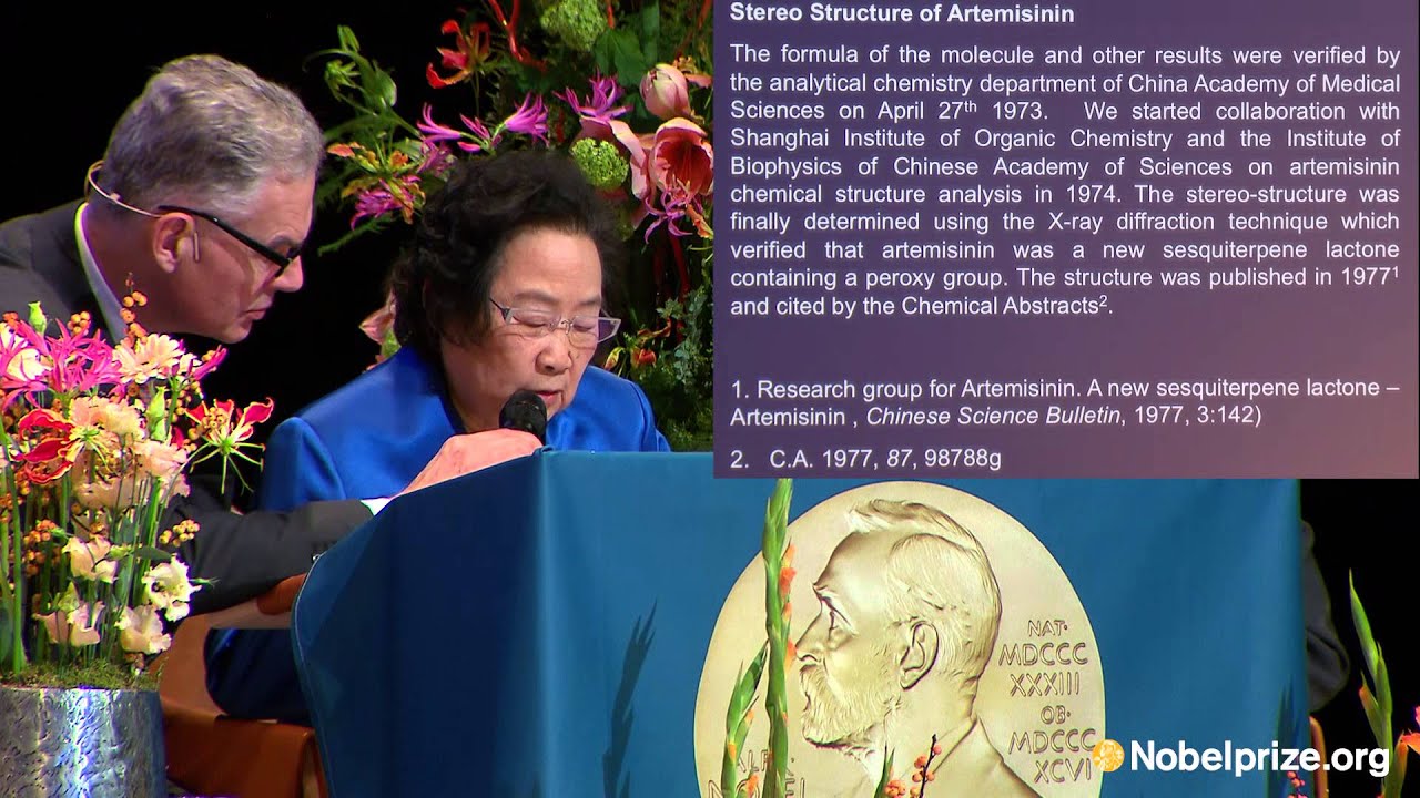 YouYou Tu: Discovery of Artemisinin - A gift from Traditional Chinese Medicine to the World