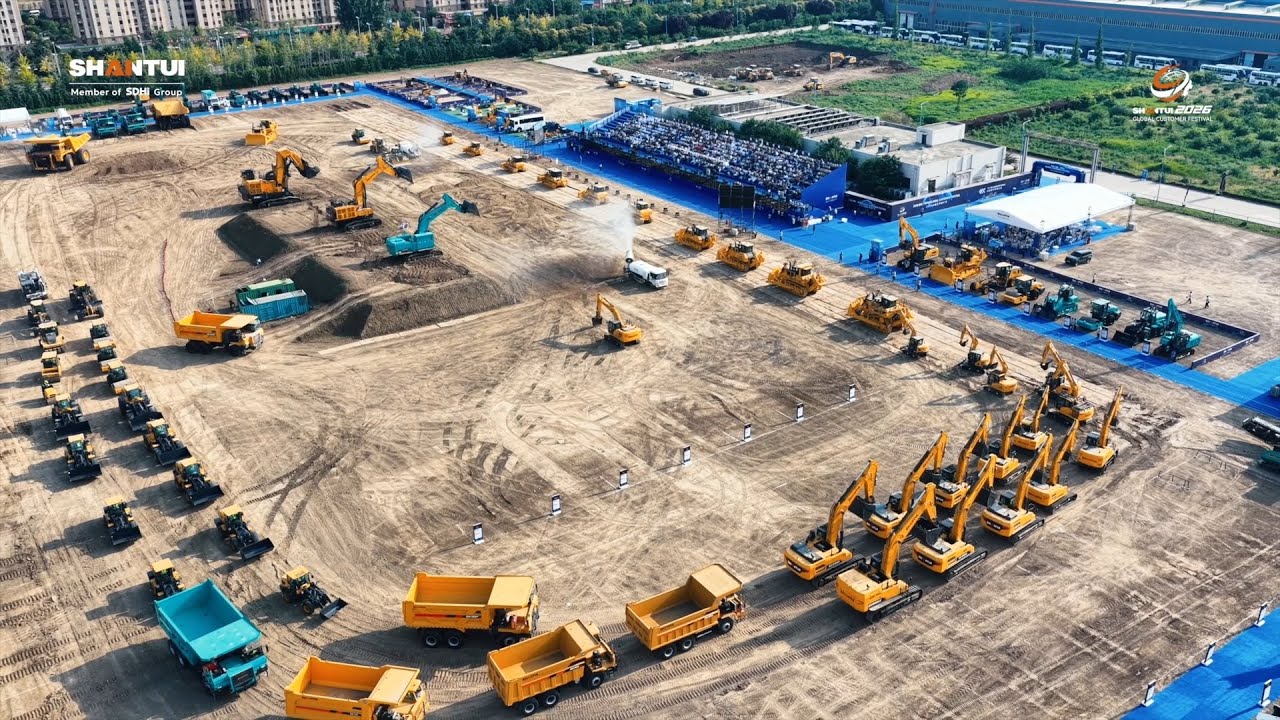 Shantui Global Customer Festival: Full Fleet Live Equipment Demonstration