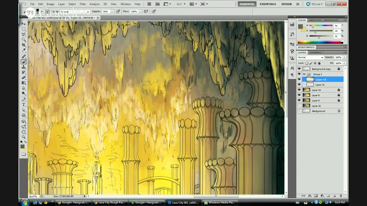 Lava City Rough Paintwork - Pt 006