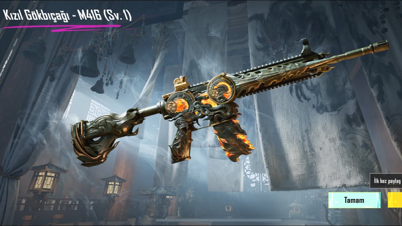 YENİ OYUNUN EN İYİ M4 DESENİ GELDİ ! Tek atma taktiği !! new m4 skin 