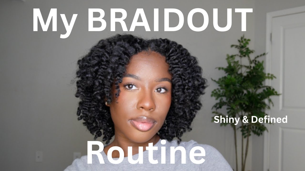 Step-by-Step Braid Out Routine for Defined Type 4 Curls | Perfect Definition & Shine