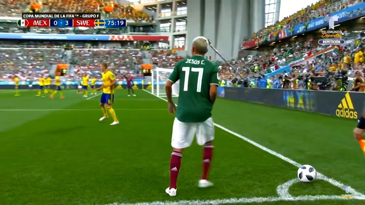 Jesús “Tecatito” Corona Vs Sweden (World Cup 2018)