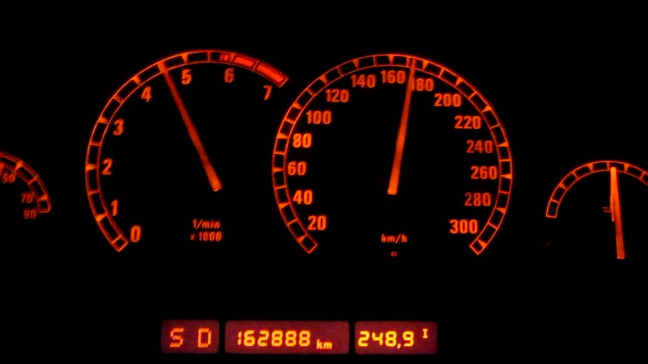 HD: Acceleration Beschleunigung BMW 850 i A V12 E31 0-250 km/h (4 speed) 300HP 850i