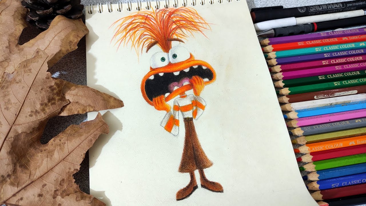 Drawing Anxiety from Inside Out 2 | Vision Slit