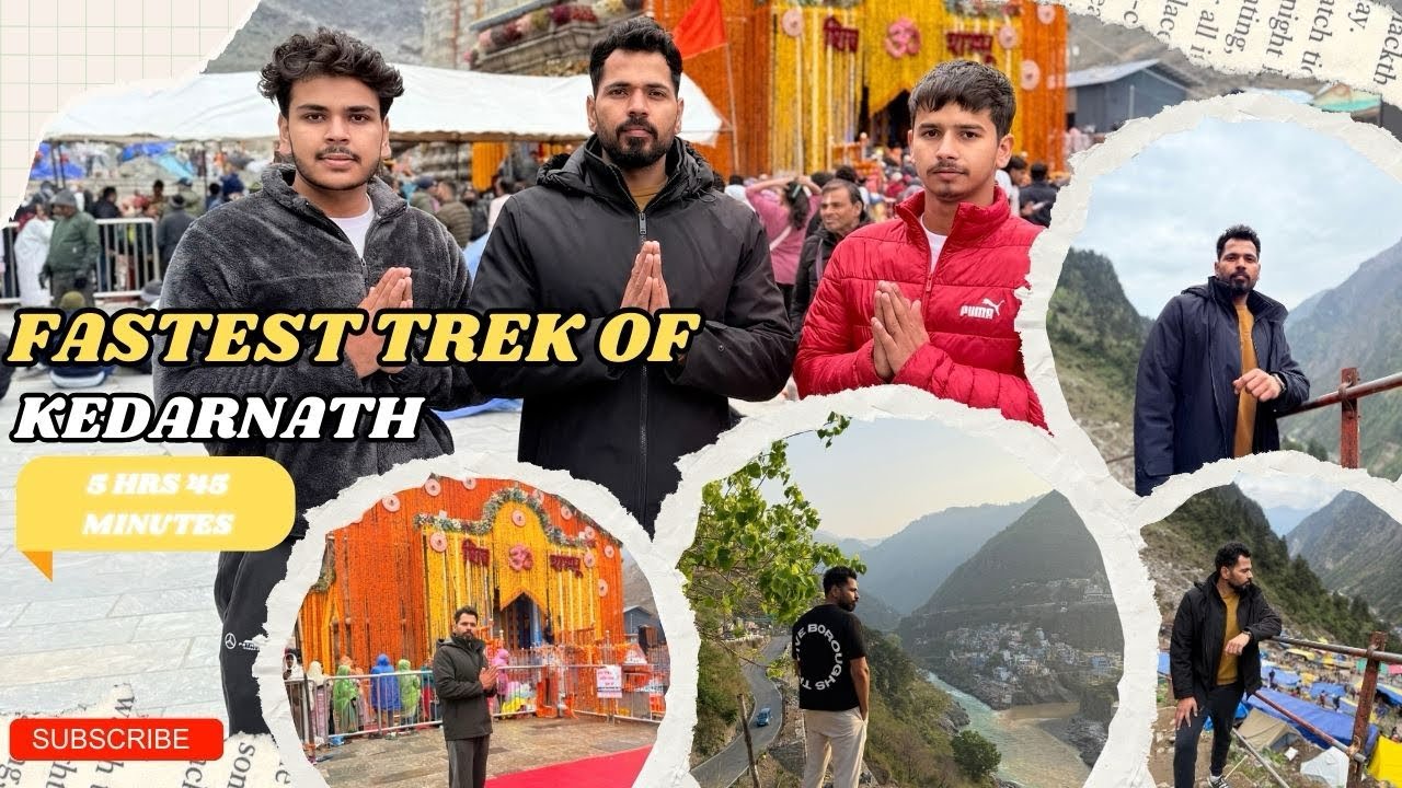 Delhi to Kedarnath vlog 1- fastest trek of Kedarnath 2025 / sonu lochav