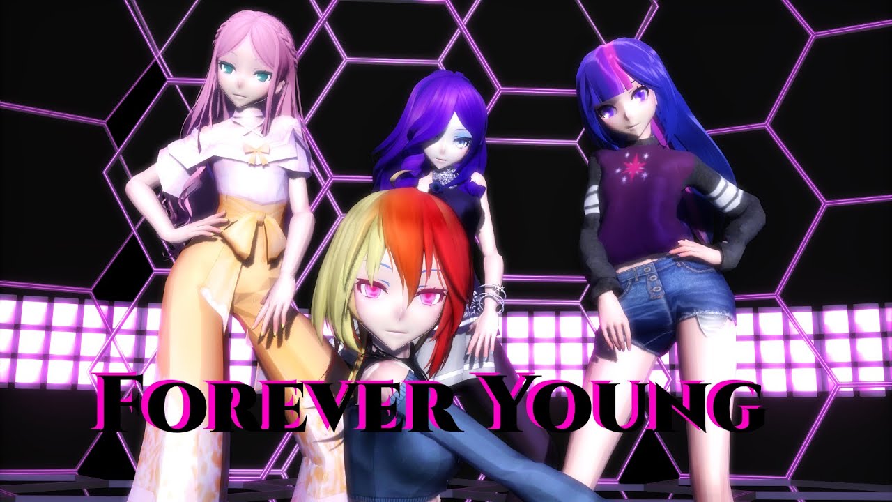[MMDxMLP] BLACKPINK - Forever Young