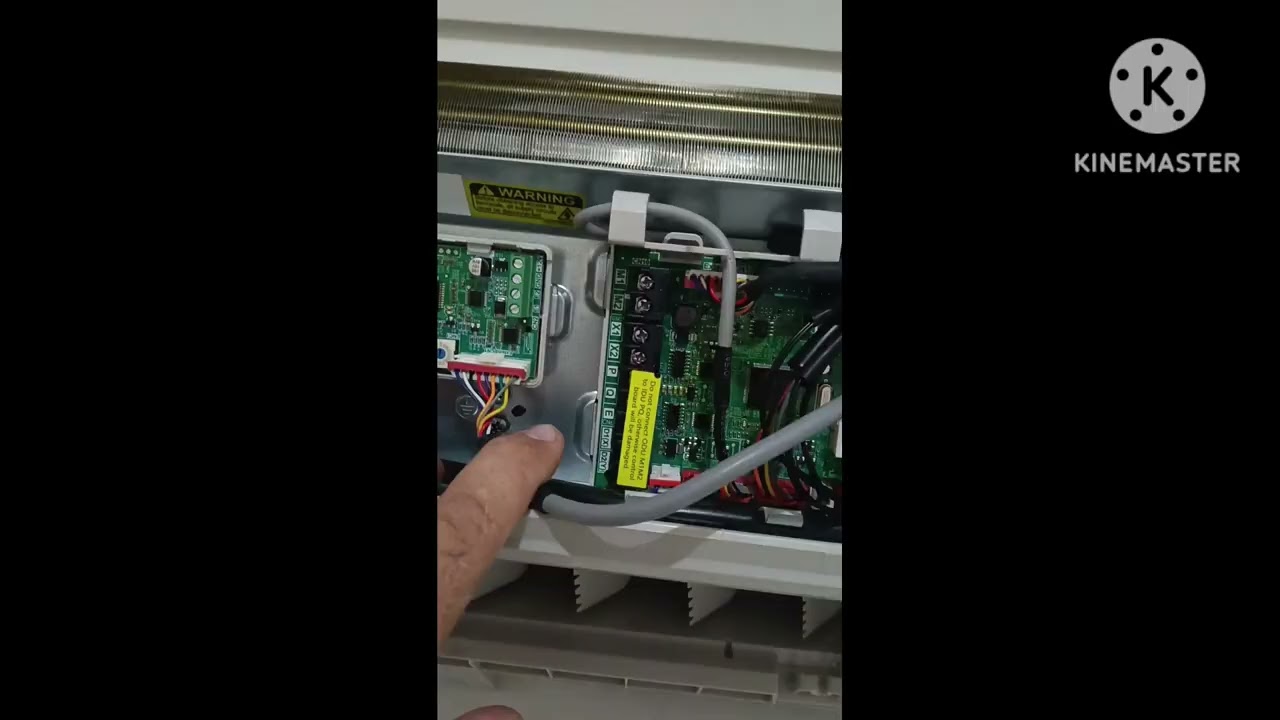 Novo Hiwall VRF TRANE // MIDEA. Ligações de comando e alimentação de energia.  #arcondicionado 