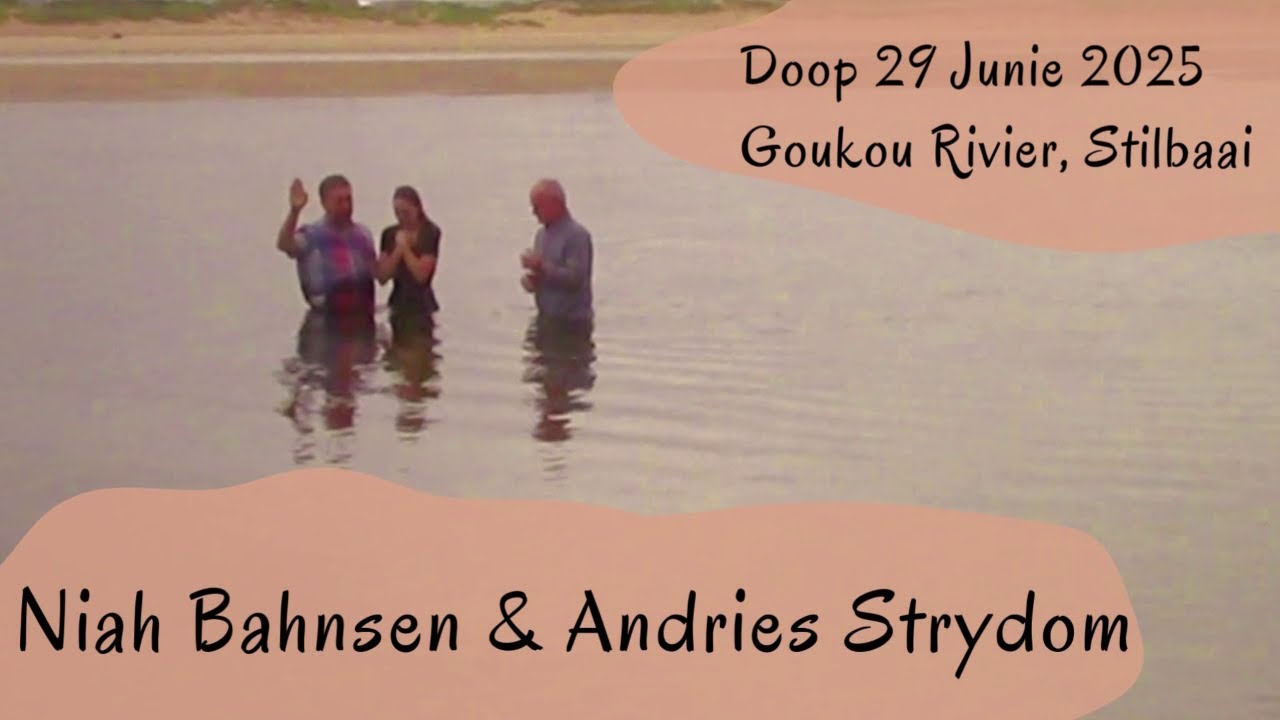 Andries Strydom en Niah Bahnsen se doop