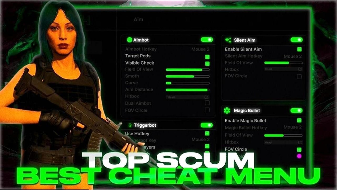 Scum - Best Cheat Menu | Greated Cheat For SCUM | Aim, Esp & Many | FREE Download 2026