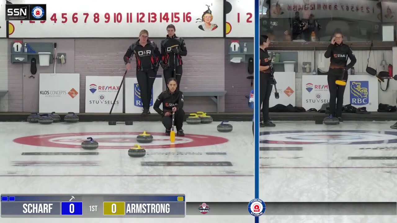 FEATURE  Hailey Armstrong vs  Krista Scharf   QUALIFIER   Stu Sells Toronto Tankard 2