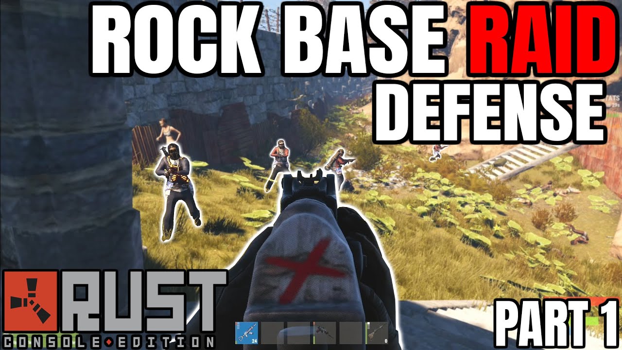 Оборона рейда на базу Рок &mdash; Rust Console Edition