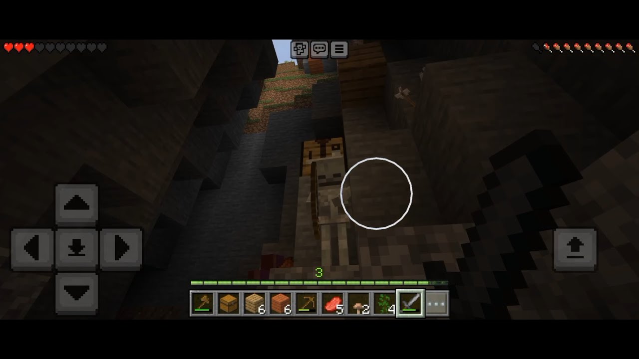 A Skeleton Dropped on Me From Above! 😨 | Minecraft