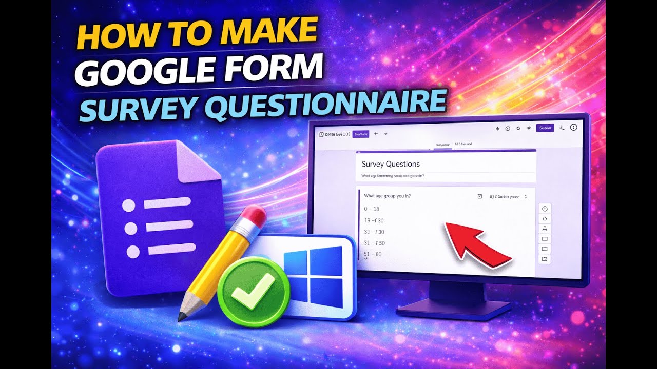 How To Create Google Form (very simple method) In 2026