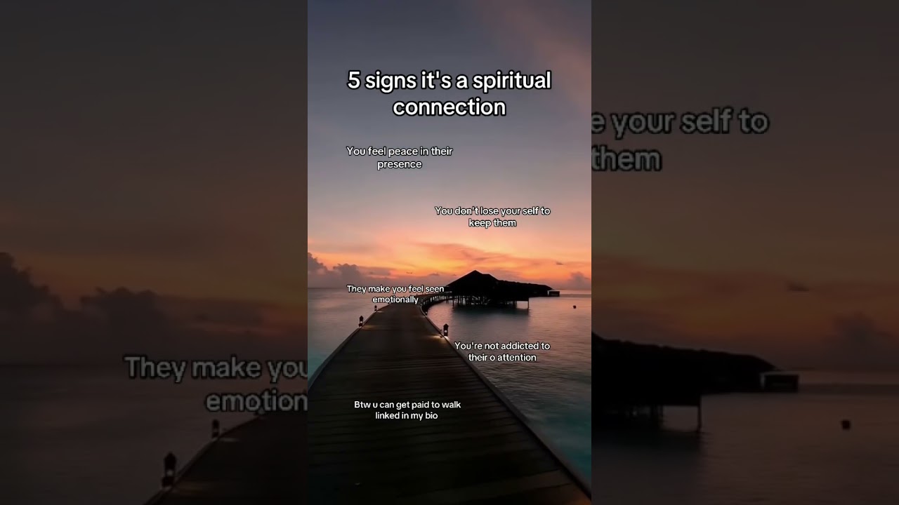 5 signs it&rsquo;s a spiritual connection