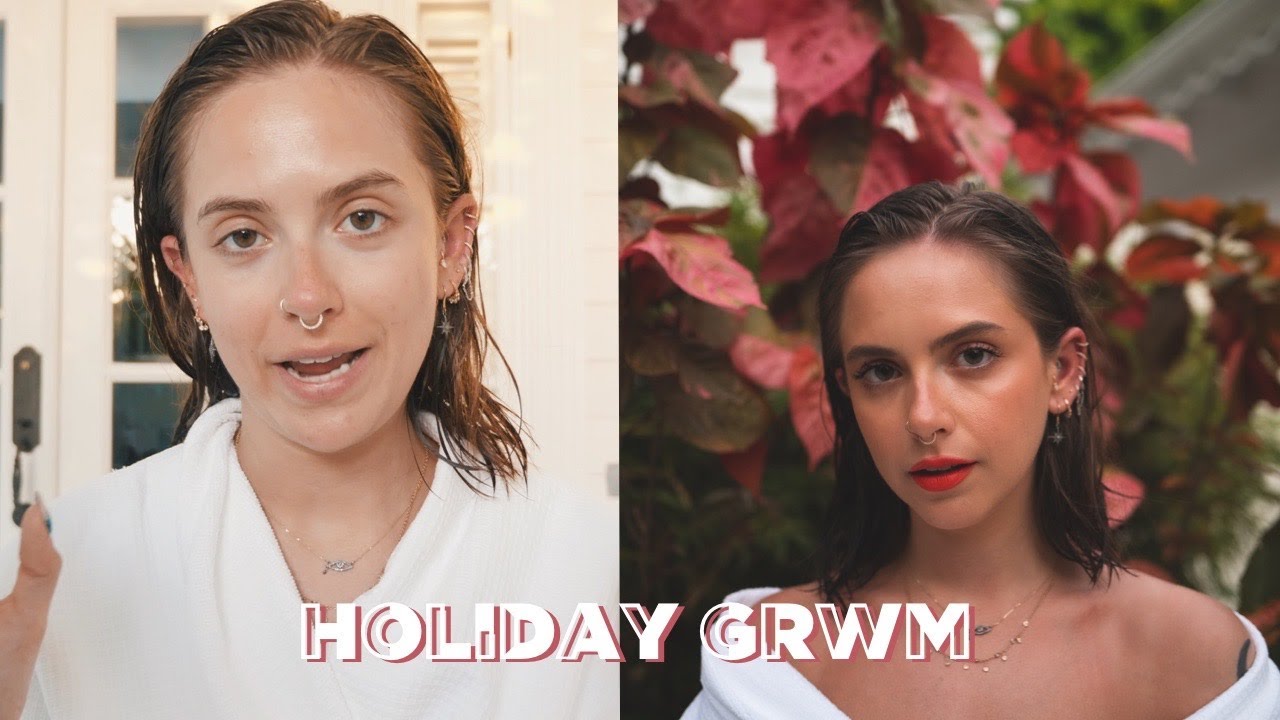 CLEAN BEAUTY HOLIDAY GRWM | sunbeamsjess