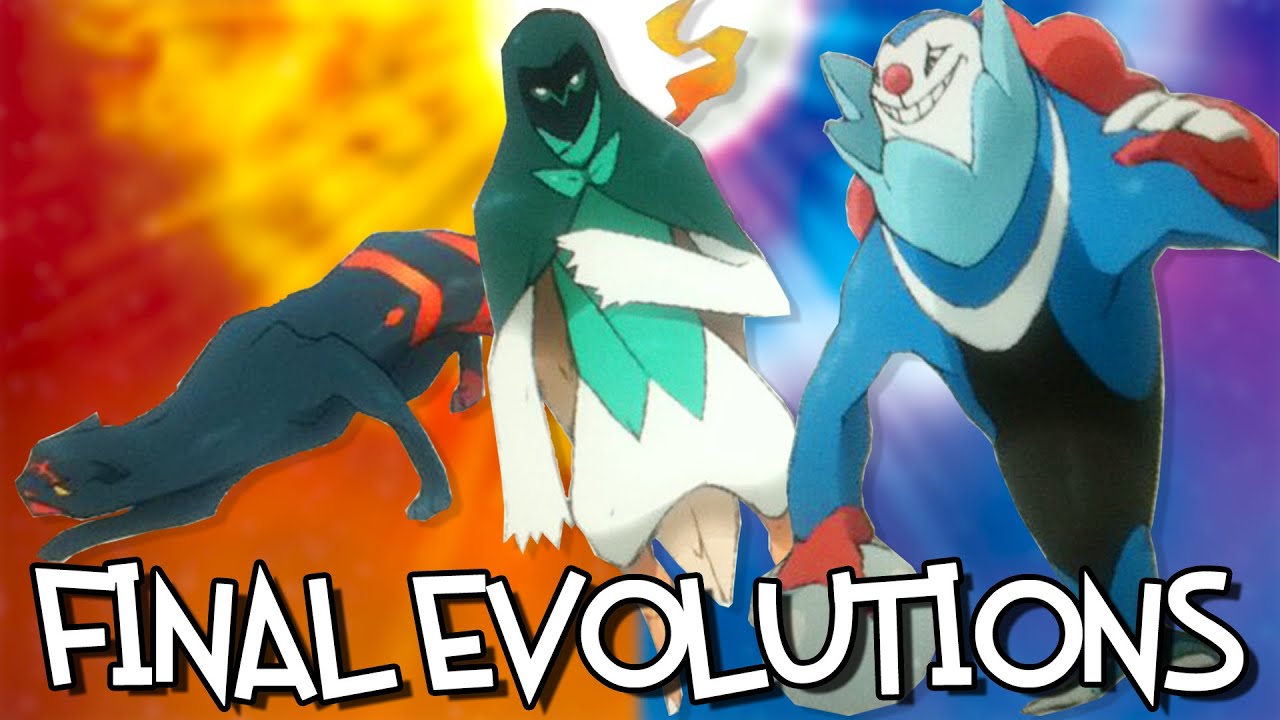 POK&Eacute;MON SUN AND MOON FINAL STARTER EVOLUTIONS!?