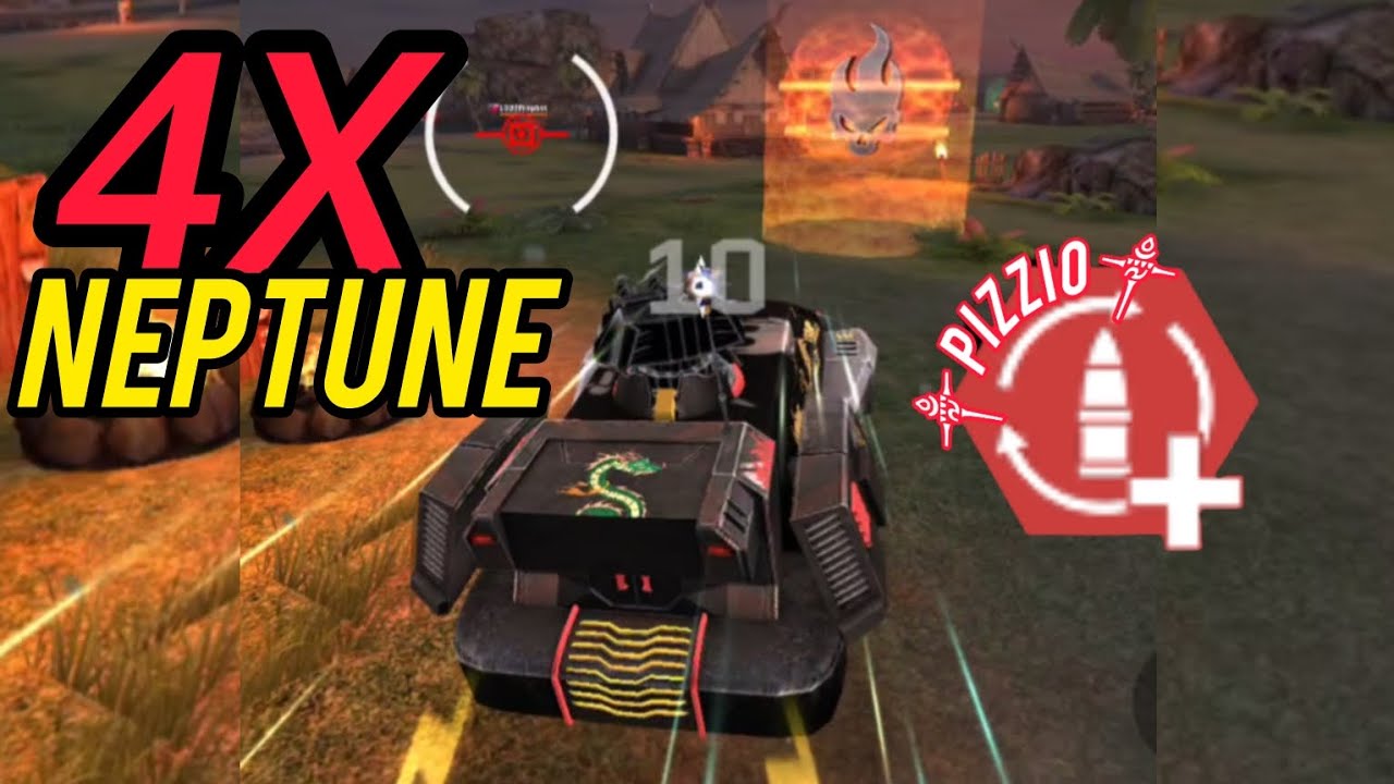 Massive Warfare: Netuno dano 4X com piloto Lola