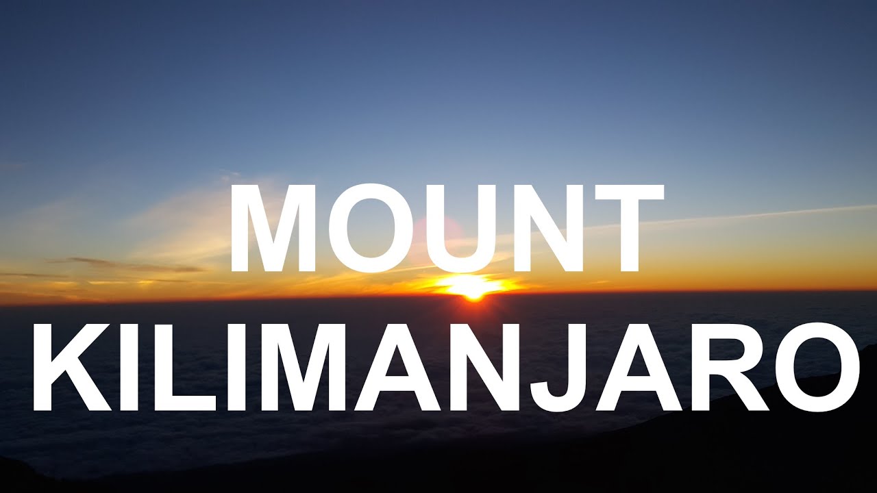 MT. KILIMANJARO MARANGU ROUTE - AMRITA PATTNI & ANEETA PATTNI