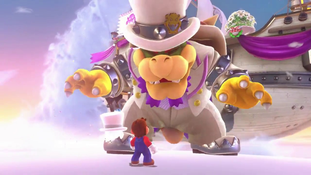 Super Mario Odyssey - Bowser Boss Fight #1
