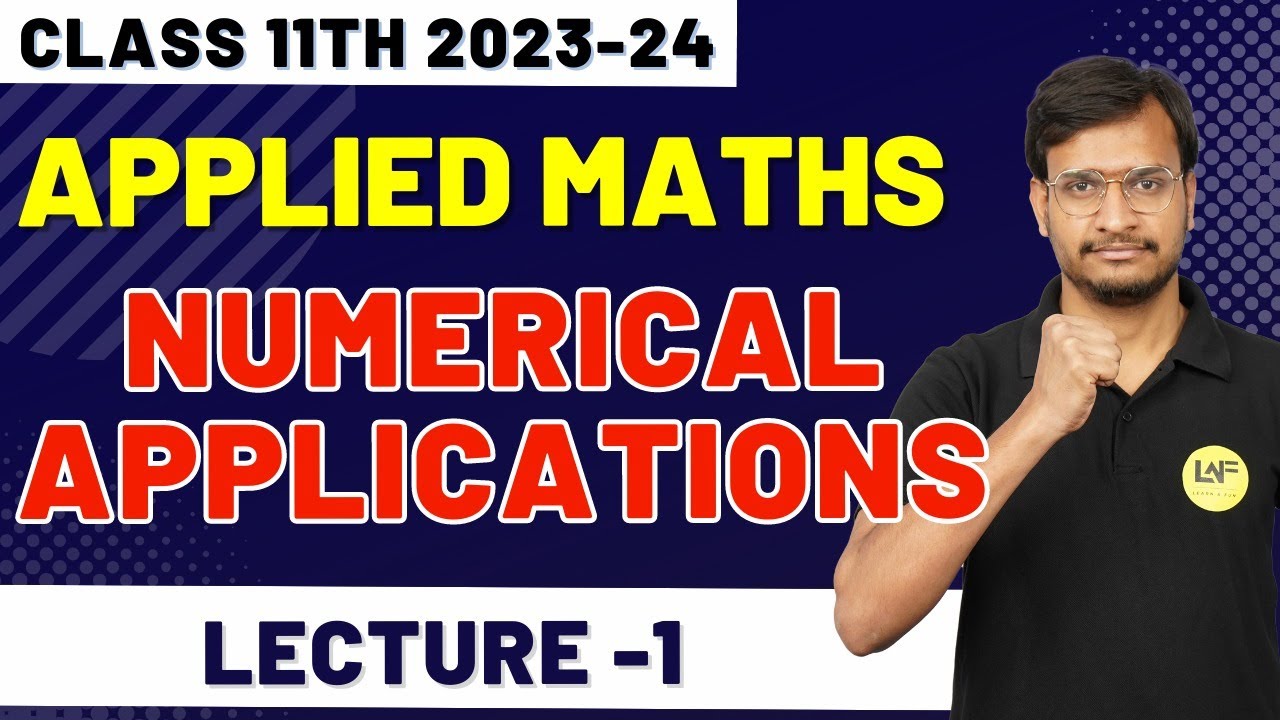 Numerical Application Class 11 | Class 11 Applied Maths Chapter 2 | Average | Session 2023-24