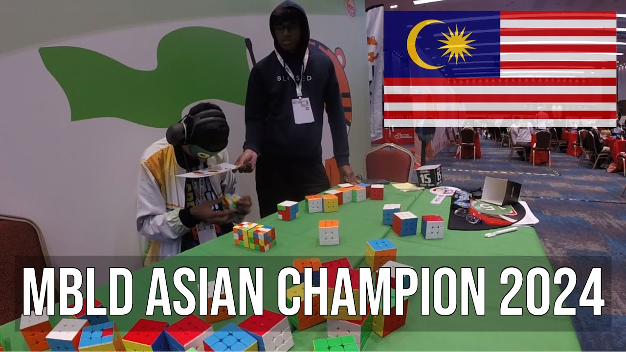 MBLD Asian Champion - 38/40 in 56:41 - Malaysia 2024
