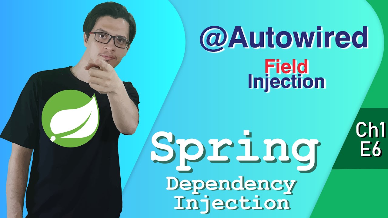 @Autowired on Fields | Dependency Injection | Spring Tutorial |Ch1|E6|
