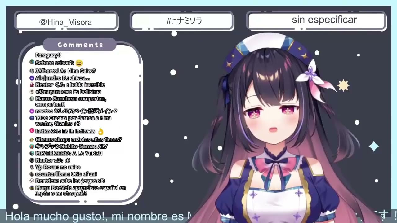 【WACTOR】Hina Misora hablándo guarani owo| Acento Paraguaya
