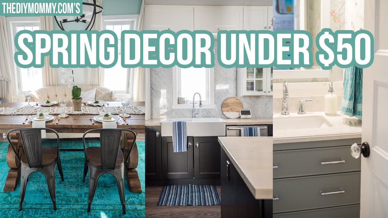 Spring Home Decor Ideas Under $50! | The DIY Mommy