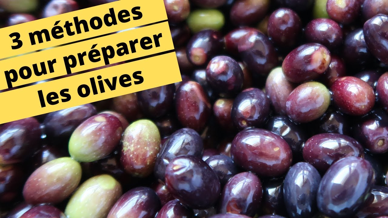 😋⭐⭐⭐3 MÉTHODES POUR PRÉPARER LES OLIVES😋⭐⭐⭐