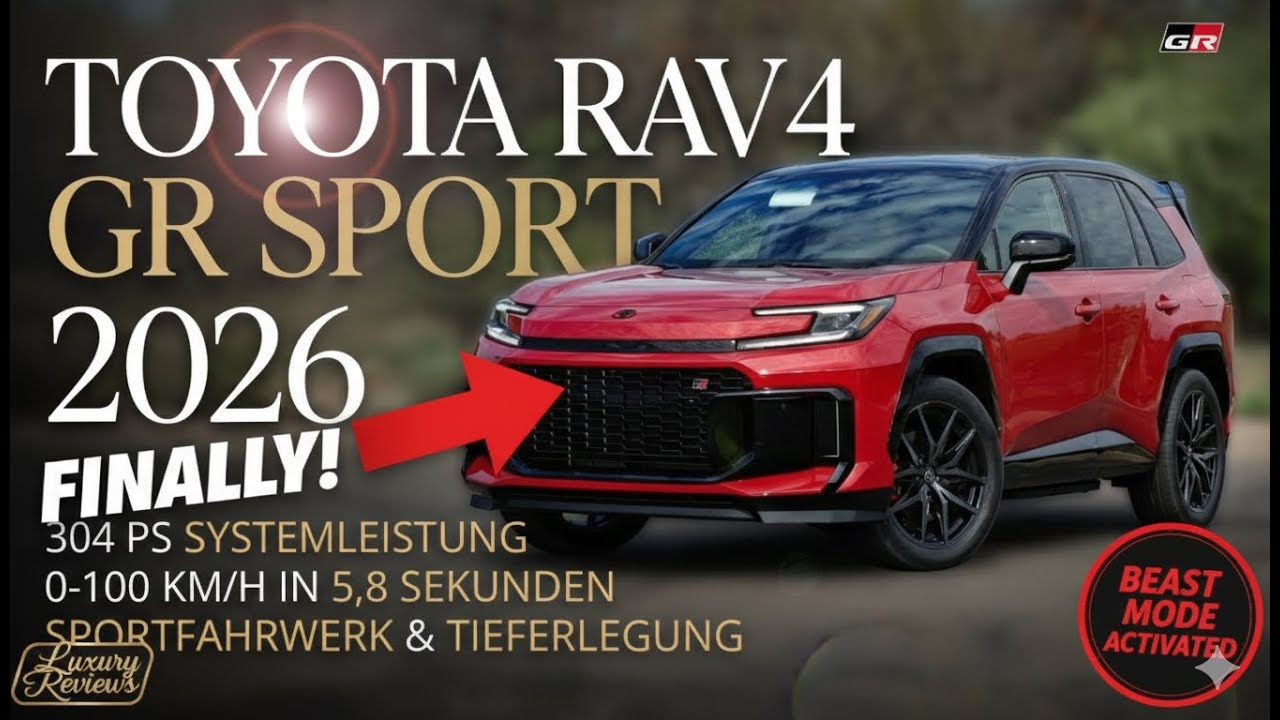 Полный обзор Toyota RAV4 GR 2026 года | Toyota превратила свой бестселлер в зверя😱💀