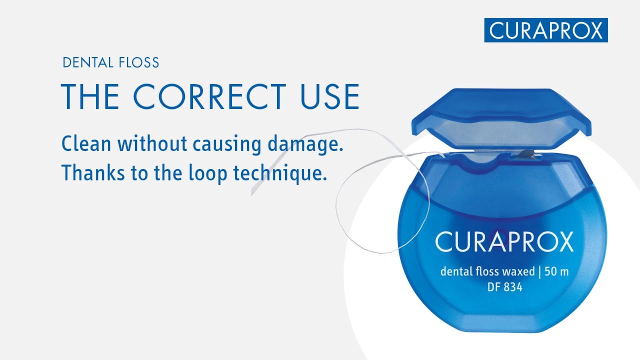 CURAPROX  I DENTAL FLOSS I THE CORRECT USE I EN