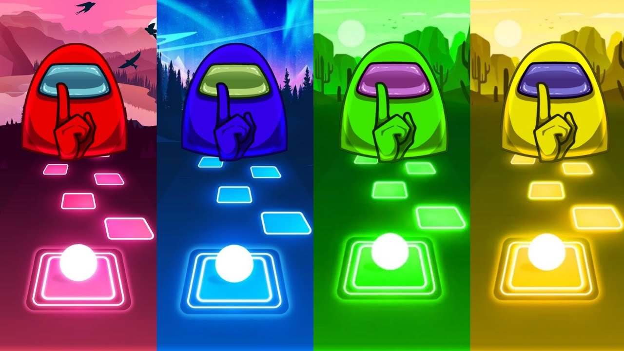 Among Us vs Among Us vs Among Us vs Among Us - Tiles Hop EDM Rush
