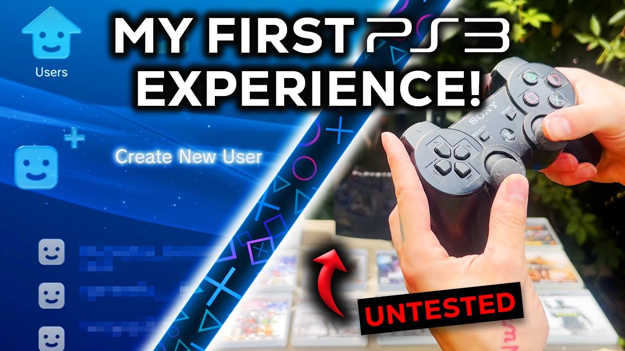 I Played the PS3 for the first time EVER!!! (Exploring + Showcasing!)