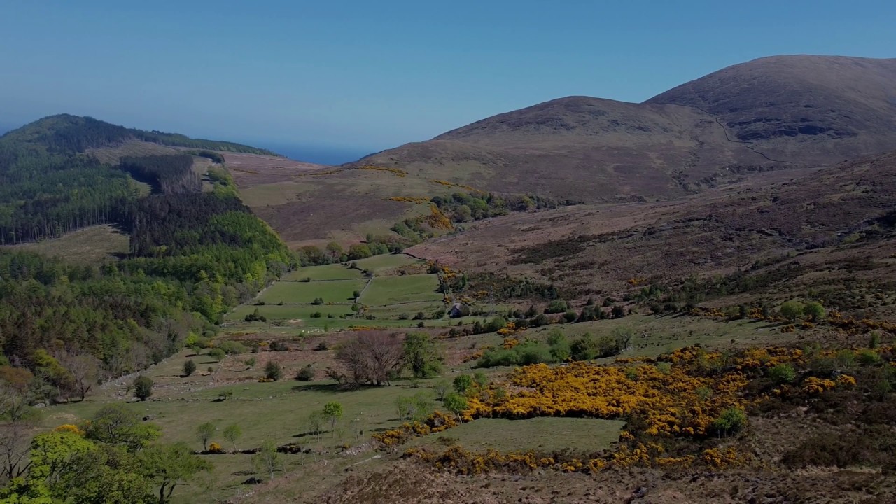 DJI Mavic Mini explores the Mourne Mountains and Tollymore Forest
