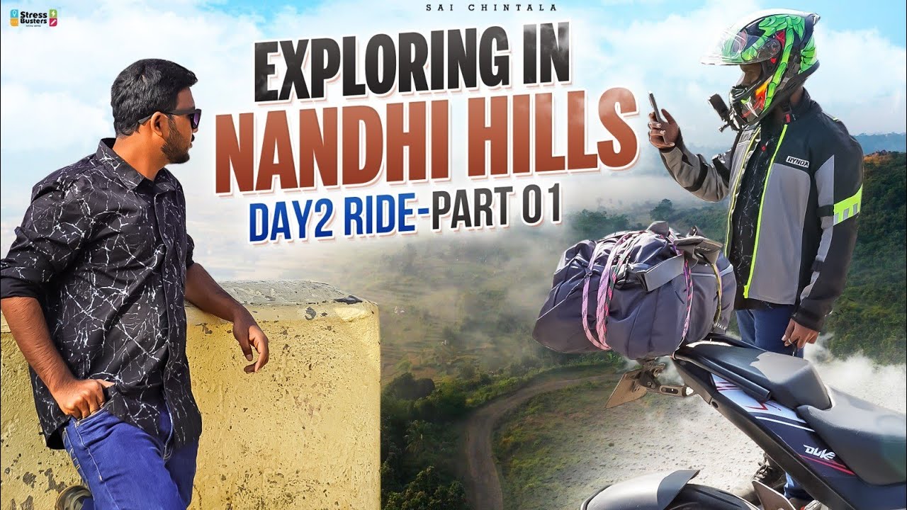 Exploring Nandi Hills: Day 2 Ride Adventure - Part 1! 🌄🏍️ | Telugu Motovlogs