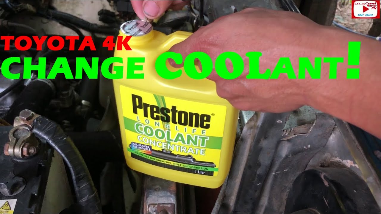 Paano Mag Coolant Flushing and Changing | Toyota 4K