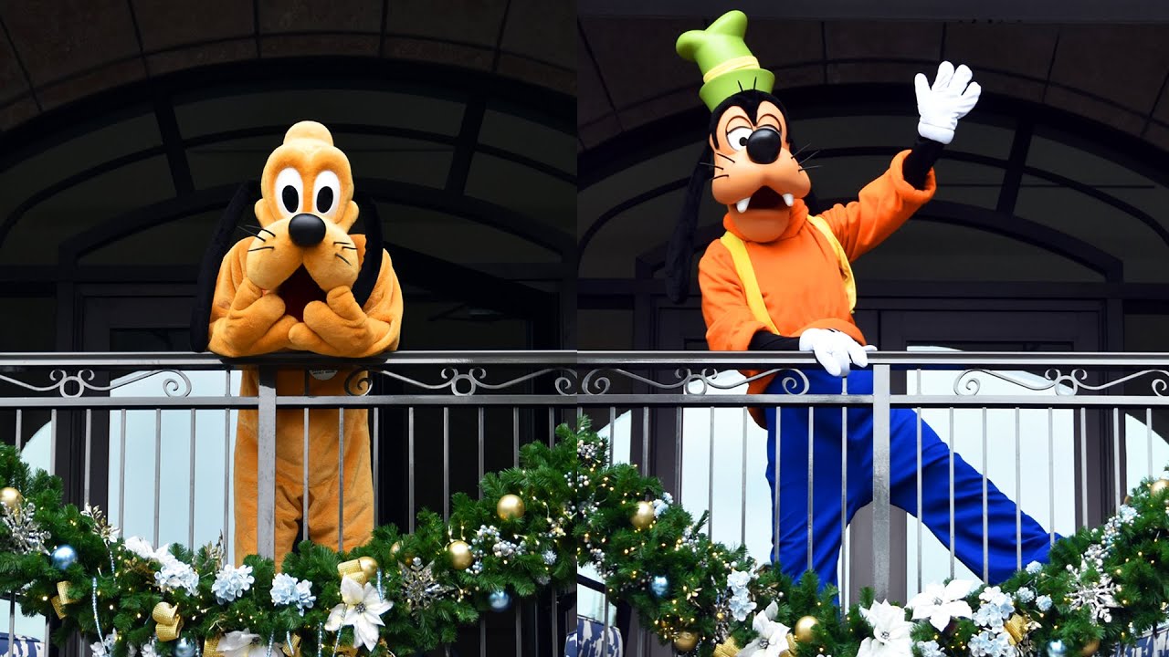 Goofy & Pluto at Disney's Riviera Resort in 