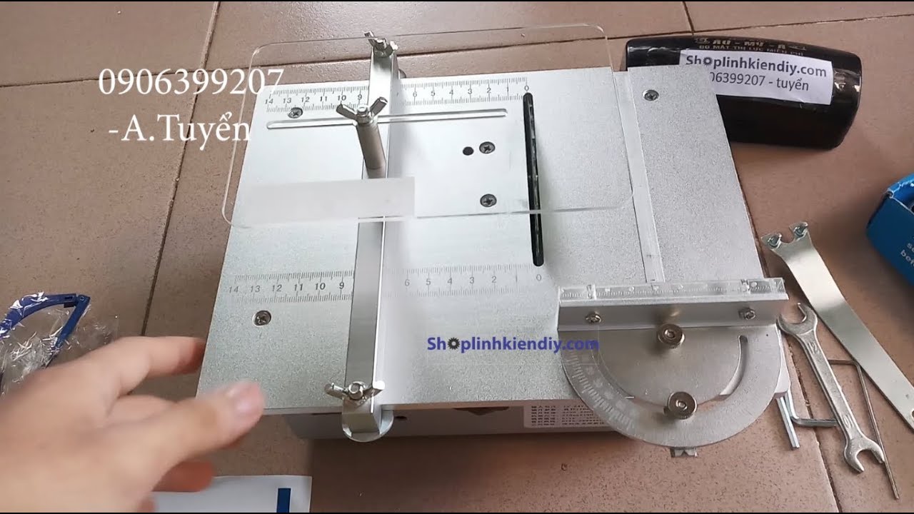 Máy Cưa bàn Mini V2 - Tính năng mới Nâng hạ Lưỡi Cưa