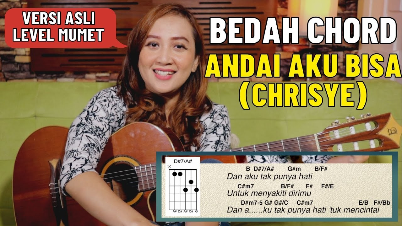 BEDAH CHORD - ANDAI AKU BISA (CHRISYE) - SEE N SEE GUITAR