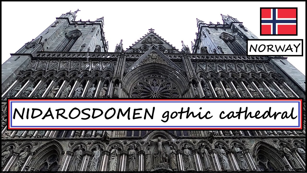 Nidarosdomen gothic cathedral - Trondheim Norway