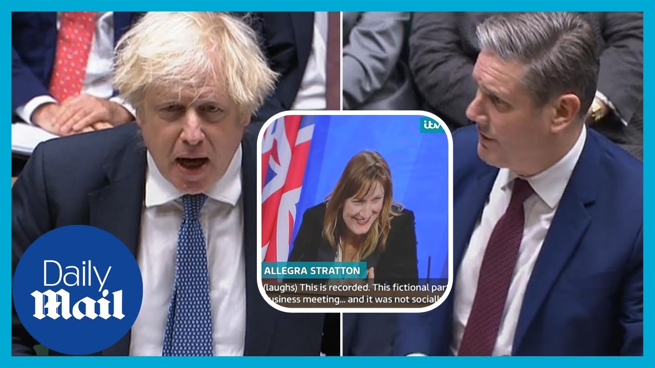 Boris Johnson 'sickened' by Allegra Stratton joking about lockdown-busting No 10 Christmas party