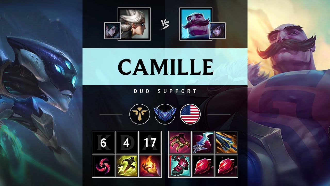 Camille Support vs Braum - NA Diamond Patch 25.06