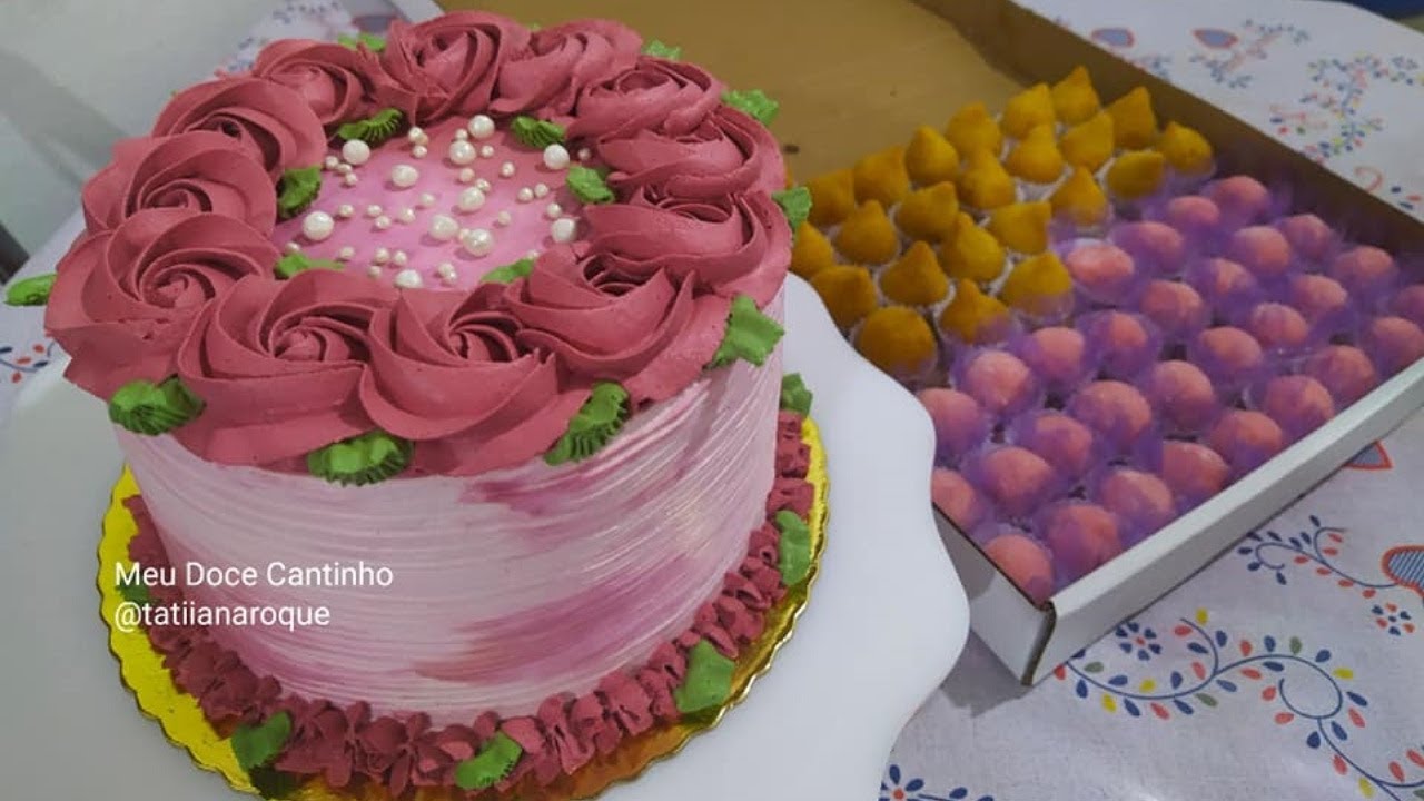 Confeitando Bolo para Kit Festa(Iniciante)