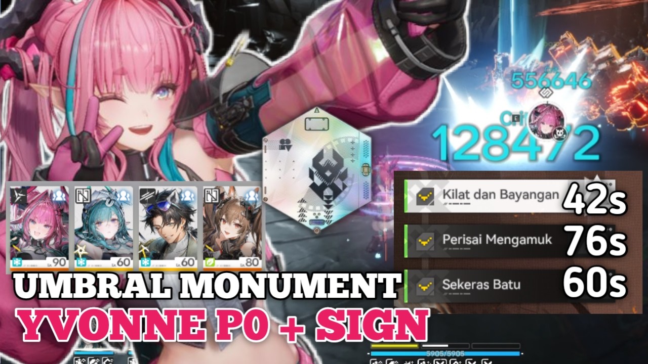 Umbral monument Inorganic Construct with Yvonne P0 + Sign