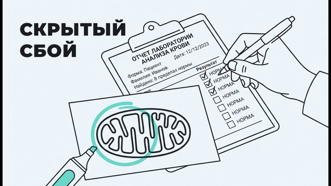 Эта поломка не видна на анализах, но она у тебя есть