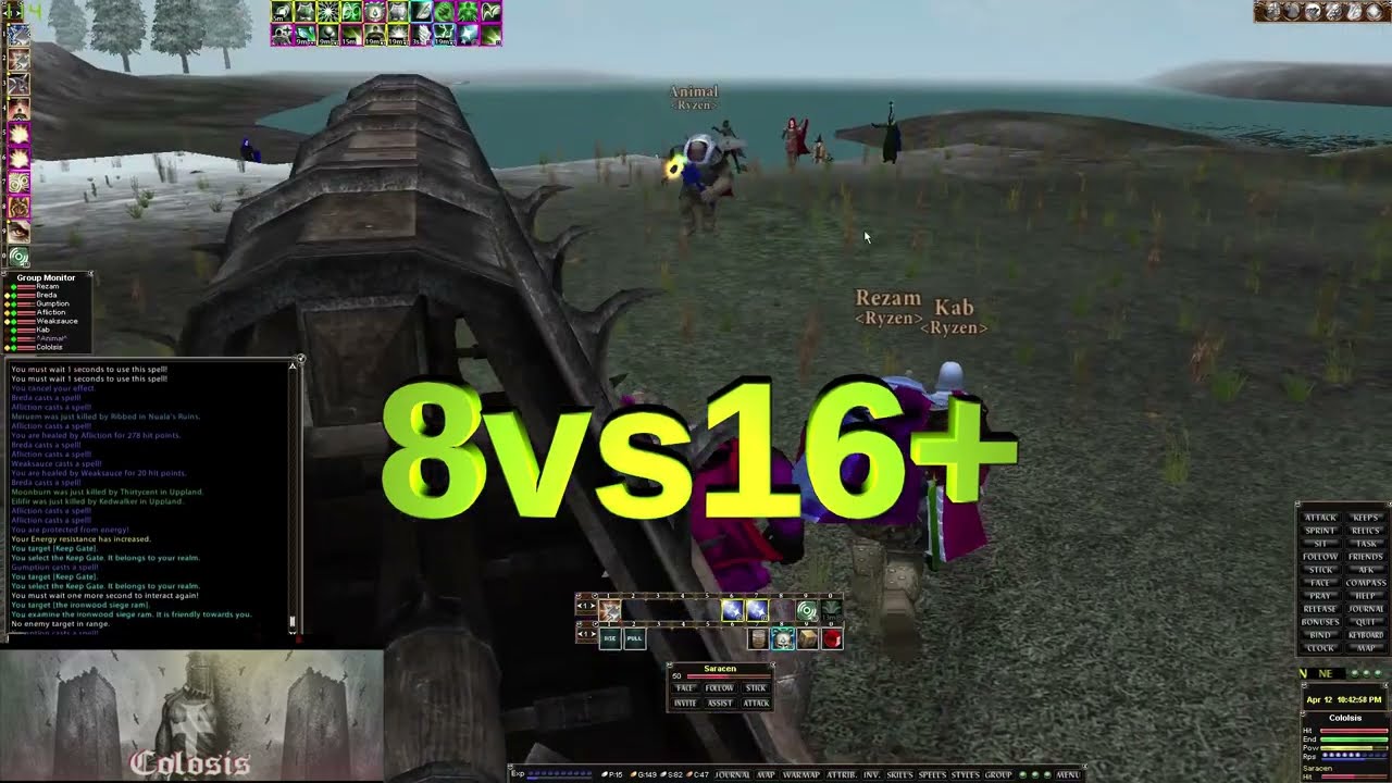 DAOC RvR PvP Phoenix Risen Colosis #100! Some All time Highlights!
