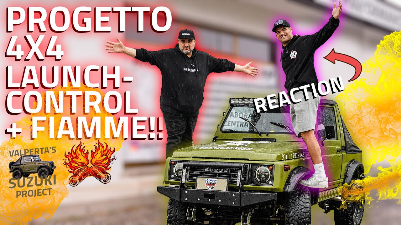 STRAVOLGO LA SUZUKI SAMURAI OFF ROAD+REACTION ALLE MODIFICHE 