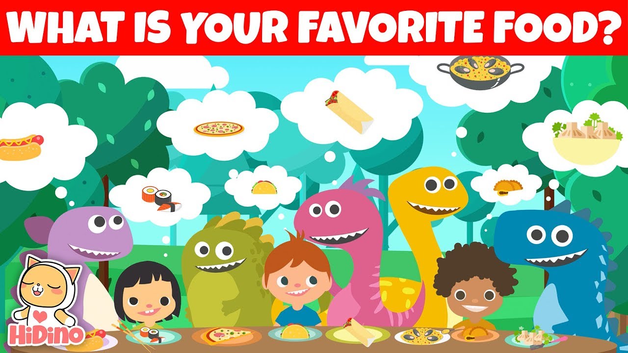 What Do You Like To Eat? | HiDino Kids Songs With Fun Stories