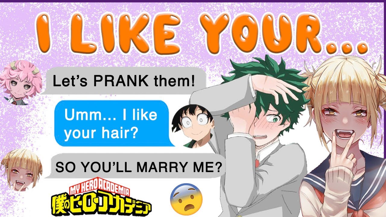 Heroes PRANK VILLAINS 😱 BNHA Texts - MHA Chat - BakuDeku