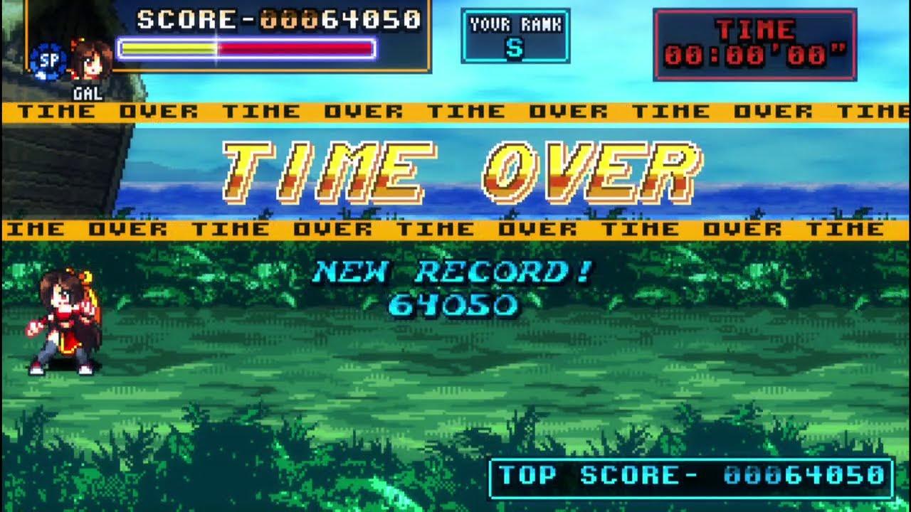 Fight'N Rage - Score Attack S Rank with Gal, OVER 64K PTS!